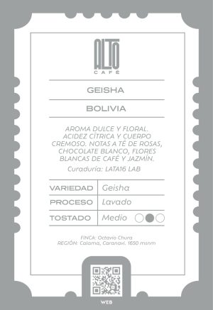 GEISHA NATURAL 250 gr.