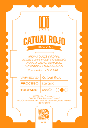 CATUAÍ ROJO LAVADO ROXANA CHAMBI 250 gr.