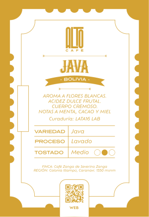 JAVA LAVADO 250 gr.